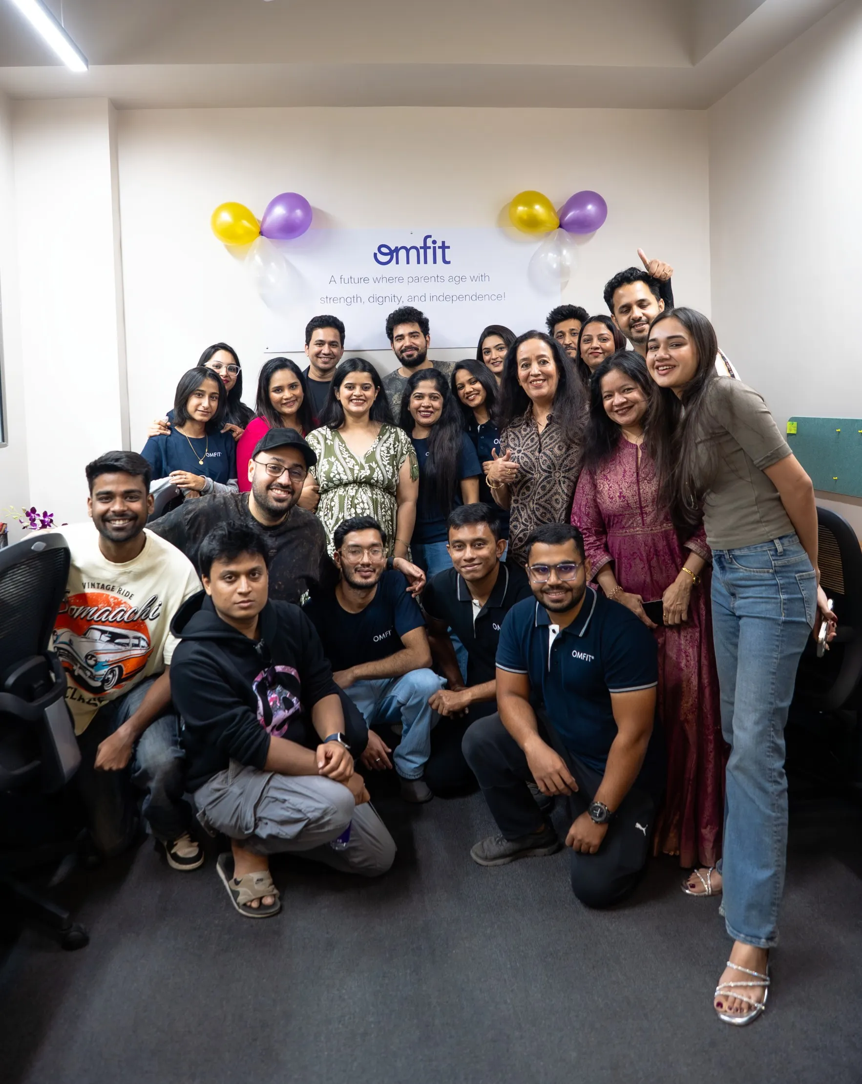 Omfit team celebration